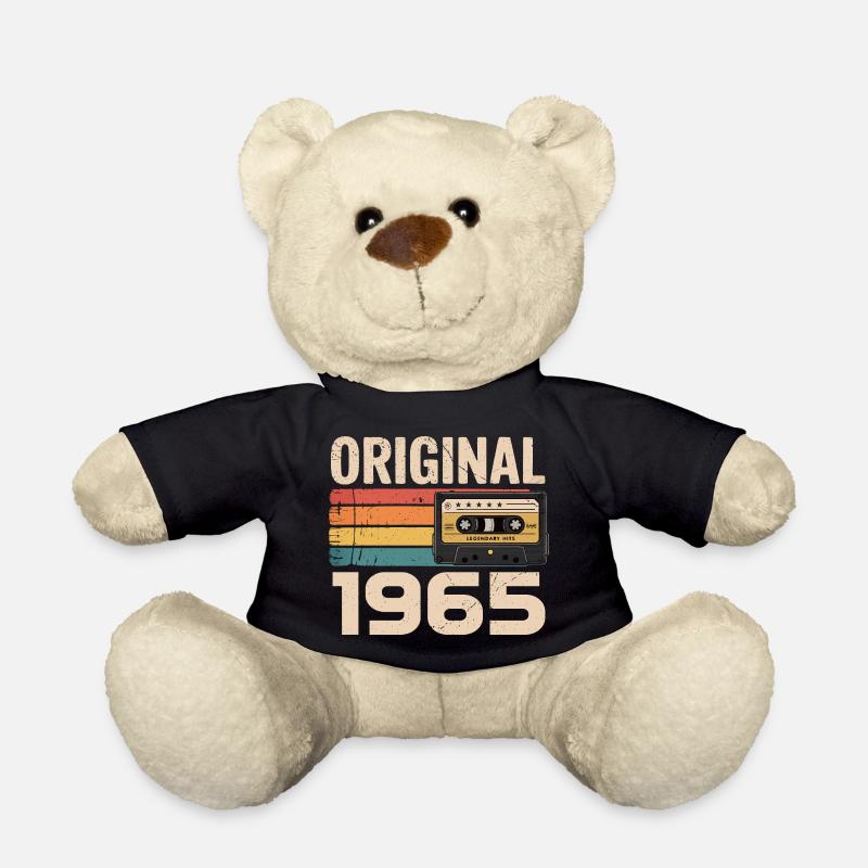 Original 1965 Vintage 1965 Rétro Anniversaire - Nounours - noir