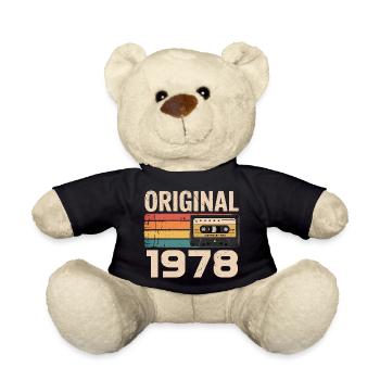 Originales 1978er Retro-Jubiläum 1978 - Teddy - Schwarz - Vorne