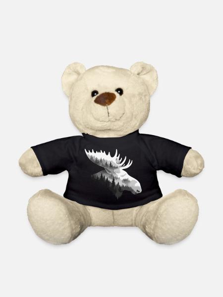 Elch, Wald, Natur, Wildnis, Outdoor, Tier - Teddy - Schwarz
