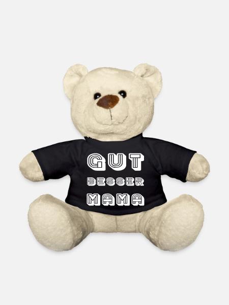 BONNE MEILLEURE MAMAN Lettres-là - Nounours - noir