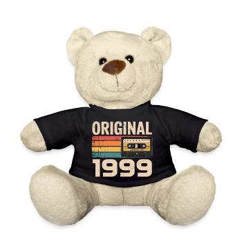 Original 1999 Vintage 1999 Rétro Anniversaire - Nounours - noir - Devant
