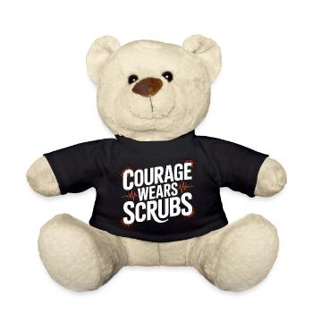 L’infirmière aux urgences Courage porte une blouse médicale - Nounours - noir - Devant
