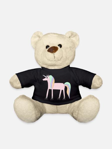 Unicorn_rollerSKate - Teddy - Schwarz