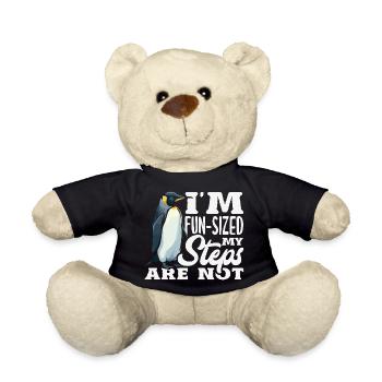 Warte Auf Mich, Ich Habe Kleine Beine - Teddy - Schwarz - Vorne