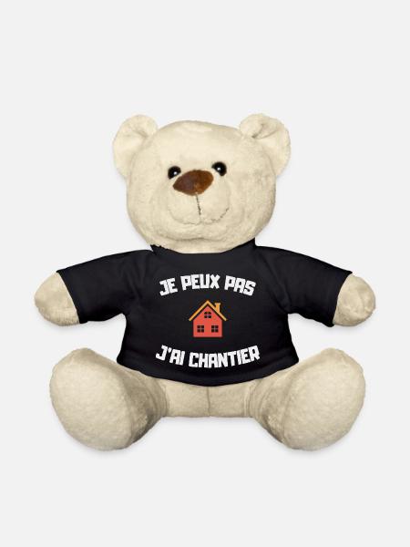 Ich kann nicht, ich habe eine Heim-DIY-Humor-Seite - Teddy - Schwarz