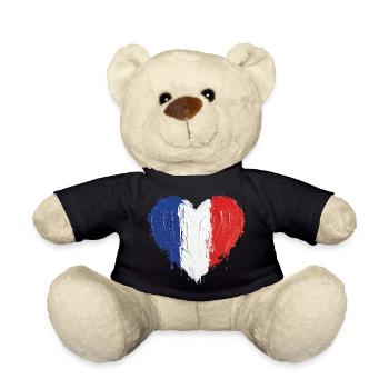 Football du Drapeau Français Football - Nounours - noir - Devant