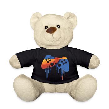 Gaming Retro - Teddy Bear - black - Front