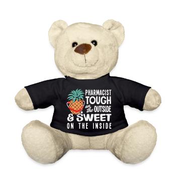 Pineapple pharmacist sweetie, hard pharmacy - Teddy Bear - black - Front