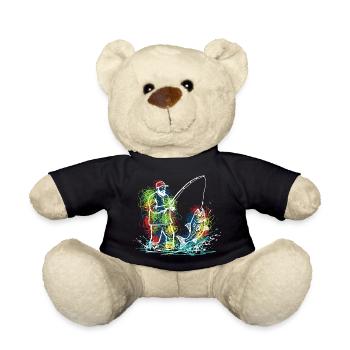 Fisherman Legend Pêcheur Poisson - Nounours - noir - Devant