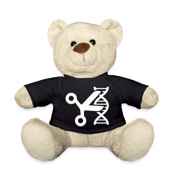 CRISPR DNA Schere Genetik - Teddy - Schwarz - Vorne