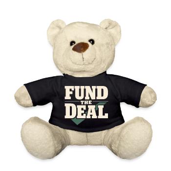 Mortgage Brokers, Loan Officers, - Teddy Bear - black - Front
