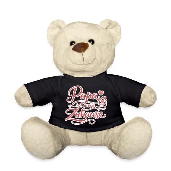 Papa est mon cadeau de maison Amour - Nounours - noir - Devant
