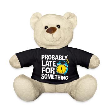 ProkrastinationFaul Faulheit Faulenzer - Teddy - Schwarz - Vorne