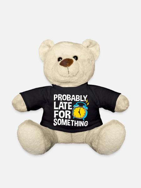 ProkrastinationFaul Faulheit Faulenzer - Teddy - Schwarz
