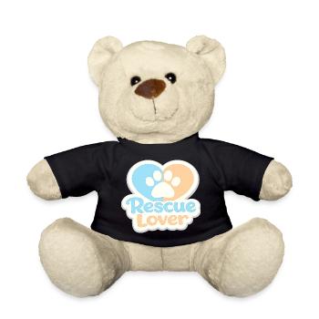 Cœur de Patte de Maître de Sauvetage - Nounours - noir - Devant