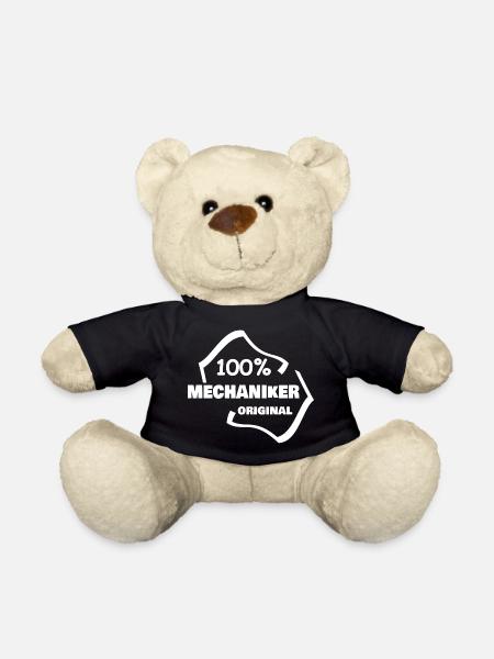 Arbeit Mechaniker - Teddy - Schwarz