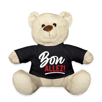 Bon Allez Humour Français Résignation - Nounours - noir - Devant