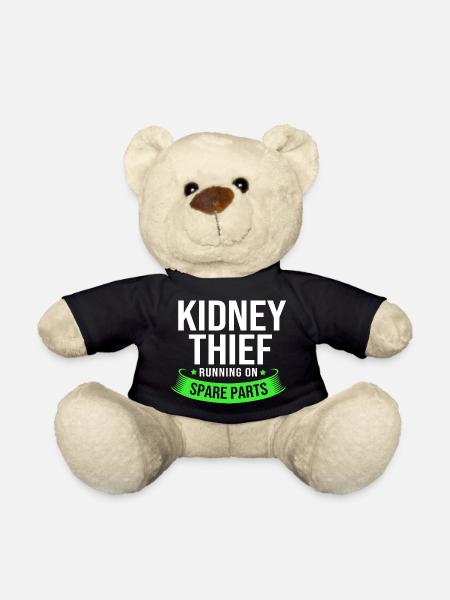 Nierenspender Transplantation Organspende - Teddy - Schwarz