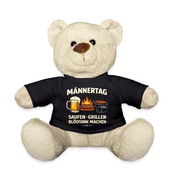 MännerTag Grillgaudi Design - Teddy - Schwarz - Vorne