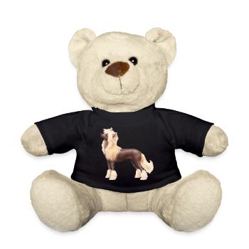 Realistischer haarloser Chinesischer Kamm - Teddy - Schwarz - Vorne