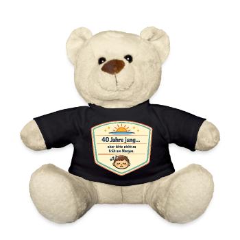 40 Jahre jung – Nicht früh am Morgen - Teddy - Schwarz - Vorne