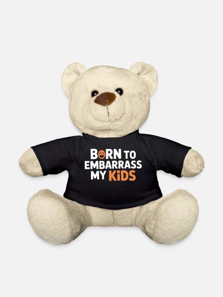 Dad Humor Father Sayings Funny - Teddy Bear - black