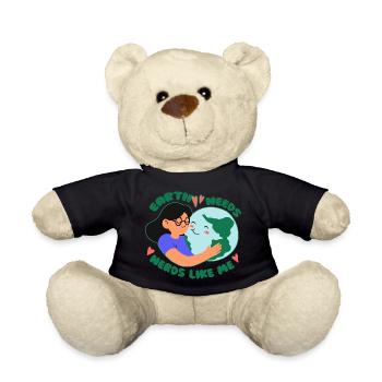 Ecologist Ecology - Teddy Bear - black - Front