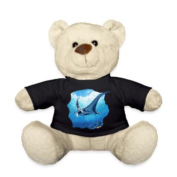 Rays Manta Rays - Teddy Bear - black - Front