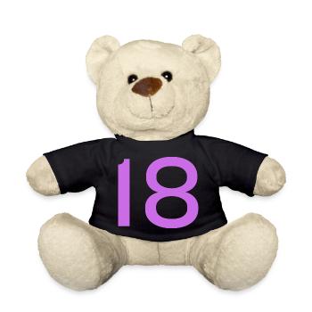 18 - Teddy Bear - black - Front