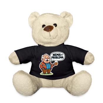 Nema Problema Shirt Lustig Balkan Jugo Geschenk - Teddy - Schwarz - Vorne