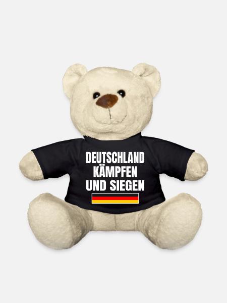 Deutschland Fan - Teddy - Schwarz