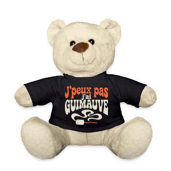 J'peux pas j'ai GUIMAUVE - Nounours - noir - Devant