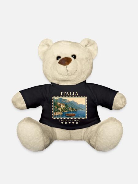 Italien Lago di Como Vintage Reisemarke - Teddy - Schwarz