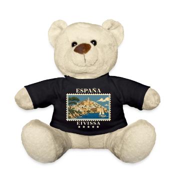 Spanien Eivissa Vintage Reisemarke - Teddy - Schwarz - Vorne