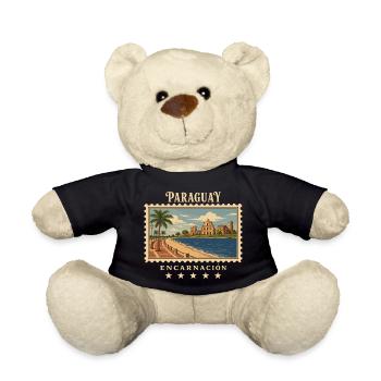 Paraguay Encarnación Vintage Reisemarke - Teddy - Schwarz - Vorne