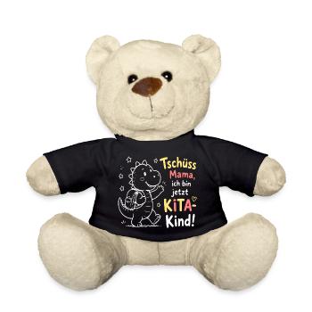 Kita Abschied Dino Design - Teddy - Schwarz - Vorne