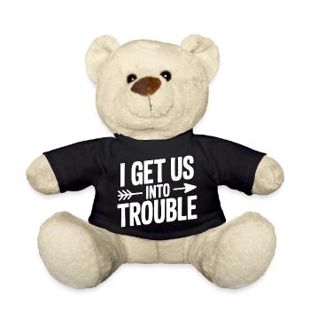 Ich bringe uns in Schwierigkeiten - Teddy - Schwarz - Vorne