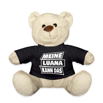 Meine Luana Kann Das Bold-Statement - Teddy - Schwarz - Vorne