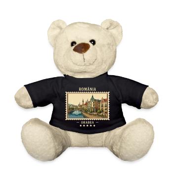 Rumänien Oradea Vintage Reisemarke - Teddy - Schwarz - Vorne
