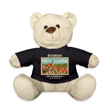 Österreich Rust am Neusiedler See Vintage Reisemar - Teddy - Schwarz - Vorne