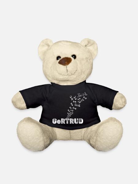 Geschenk für Gertrud - Teddy - Schwarz