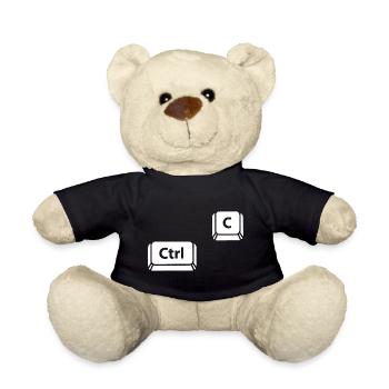 Ctrl C - Teddy - Schwarz - Vorne