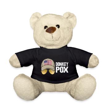 Donkey Pox - Teddy Bear - black - Front