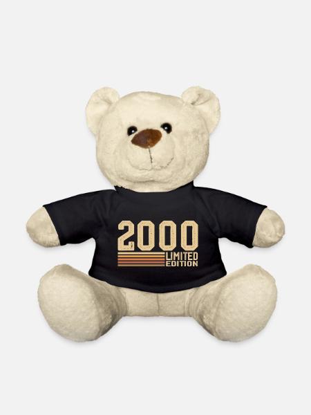Jahrgang 2000 Geburtstag - 2000 Jahrgang 2000 Geschenk - Teddy - Schwarz