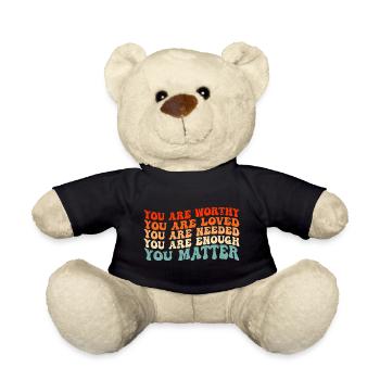 Vous êtes digne aimé assez nécessaire - Nounours - noir - Devant