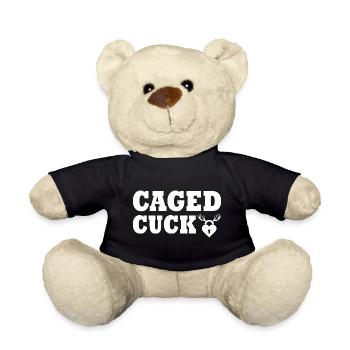 Cuckold caged cuck - Teddy - Schwarz - Vorne