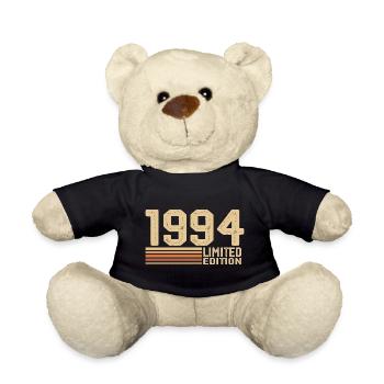Jahrgang 1994 Geburtstag - Geschenk 1994 Jahrgang 1994 - Teddy - Schwarz - Vorne