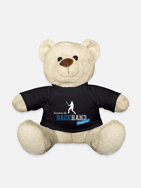 Tennis Backhand - Teddy - Schwarz