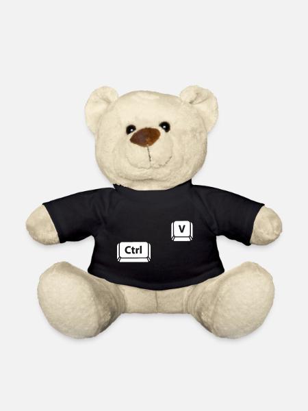Ctrl V - Teddy Bear - black