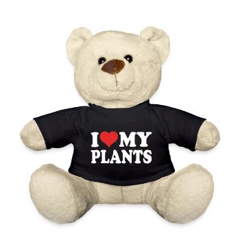 Plant Whisperer - Teddy Bear - black - Front